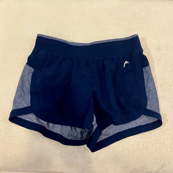 Head Blue Heathered Shorts with Liner XS - Picture 1 of 4